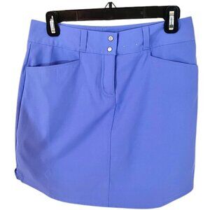 Women's Adidas 3-Stripes Golf Skort - Blue/Purple - Size 2 - Like New